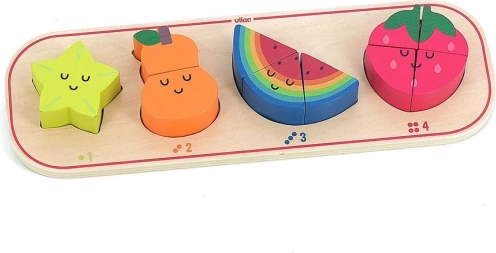 Vstavljanka Puzzle Učim se šteti Sadje Sarah Betz