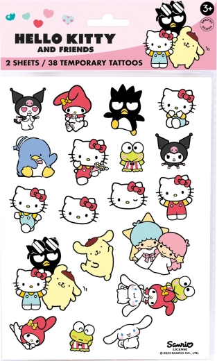 Hello Kitty umivalne otroške začasne tetovaže (38 kos)