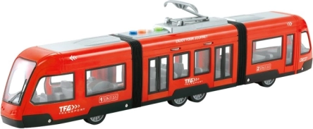 Rdeči tramvaj na vztrajnik 1:16