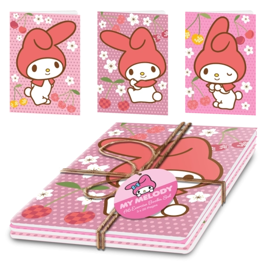 My Melody set zvezkov A5 (3 kos)