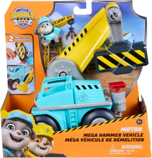 Rubble & Crew funkcijsko gradbeno vozilo Motor – interaktivno dvigalo z dodatki