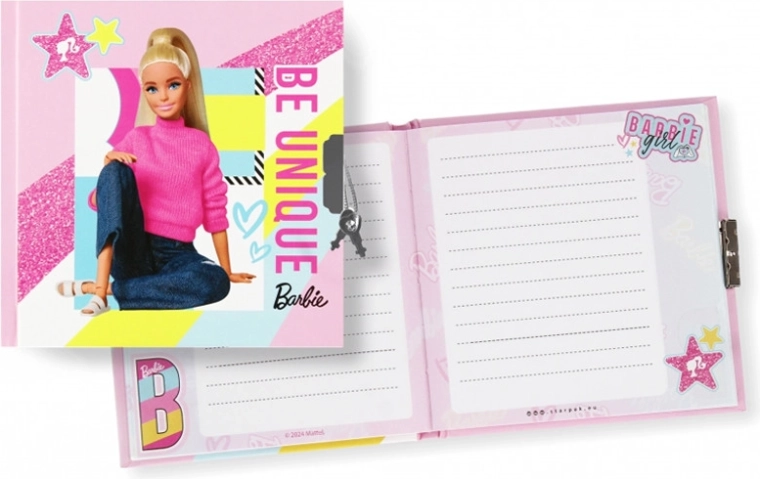 Dnevnik Barbie s ključavnico - 1 kos