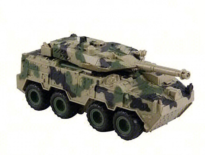 Vojaško vozilo na vztrajnik z učinki