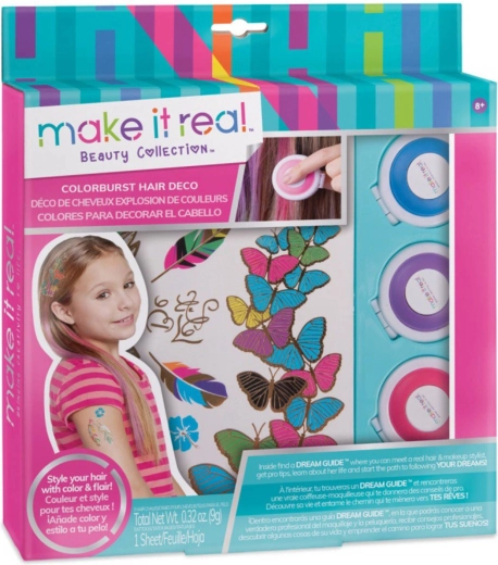 Make It Real Color Burst Hair Deco – krede za lase s tetovažami