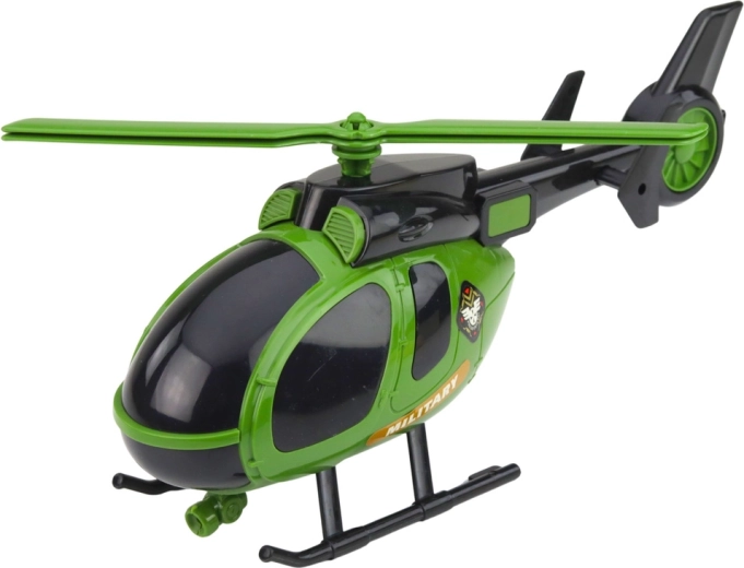 Helikopter in športni vojaški avto za različne misije