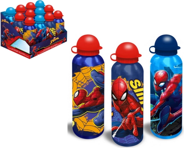 Aluminijasta steklenička za pitje Spiderman 500 ml