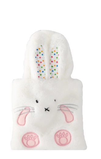 Mehki zajček z izvezenim obrazkom