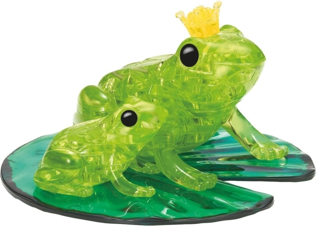 3D kristalni puzzle – žabice – 43 kosov