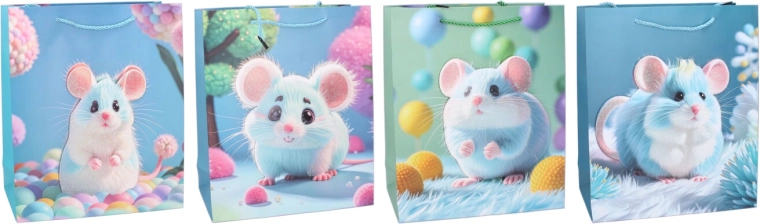 Darilna vrečka M otroška 26 × 32 × 10 cm