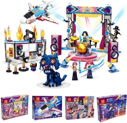 Konstrukcijski set K‑Pop Demon Hunters 214 kosov