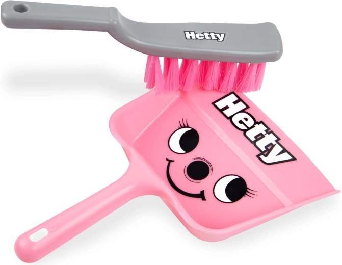 Lopatka Hetty z nasmehom za veselje pri pospravljanju