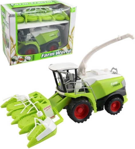 Plastični kombajn z žetveno letvijo 25 cm v škatli - 1 kos