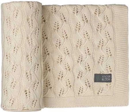 Vinter & Bloom odeja moment organic linen beige