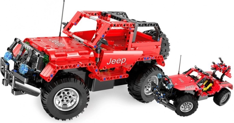 Stavebnica 2v1 z realističnimi funkcijami