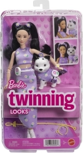 Barbie usklajen slog, punčka in psiček z dodatki