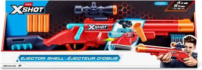 ZURU X-Shot penasta puška z zaklepninim (bolt action) mehanizmom in merkom