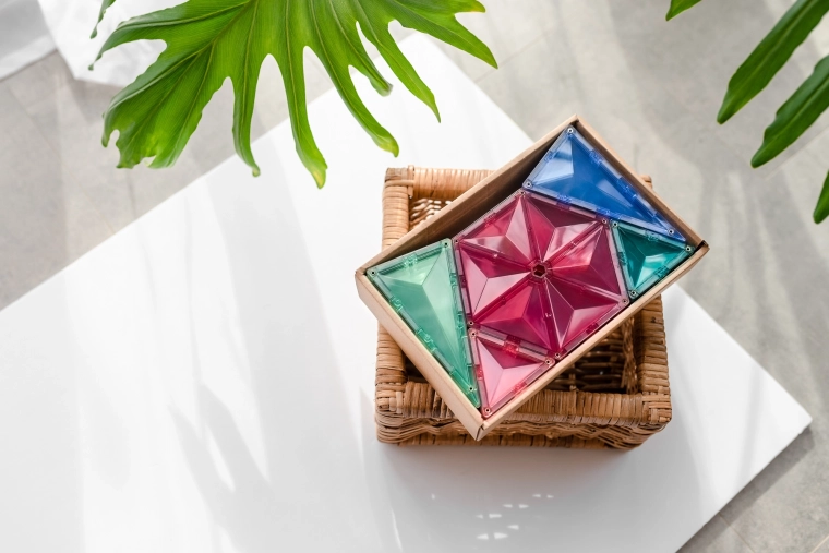 Prosojni pastelni koščki za ustvarjalno igro in učenje