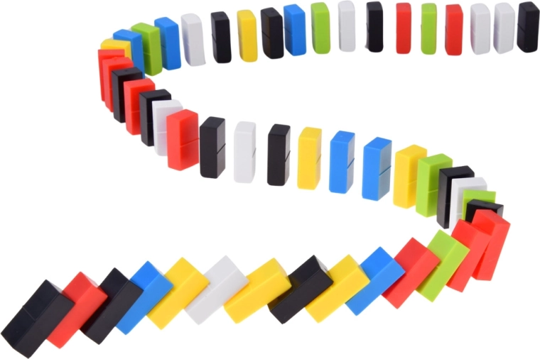 A domino effect kids love