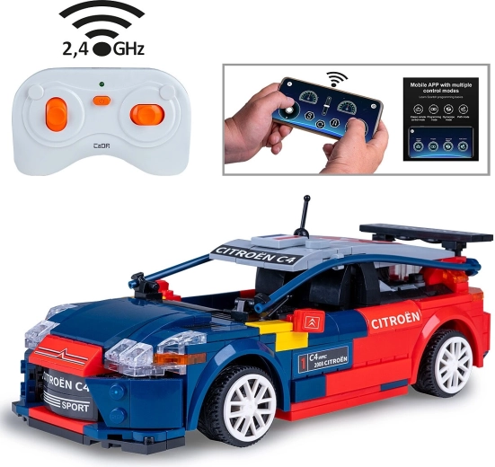 CaDA Citroën C4 WRC 2008 RC-gradbeni komplet 1:20