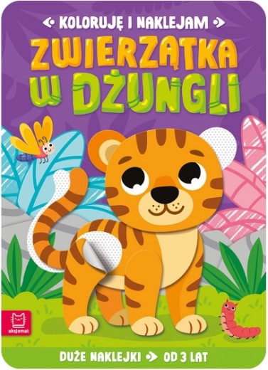 Color and Stick: Jungle Animals – creative sticker book