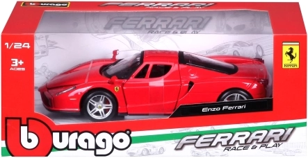 Model avtomobila Ferrari Enzo v rdeči barvi v merilu 1:24