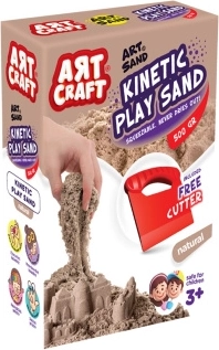 Art Craft kinetični pesek naravne barve 500 g