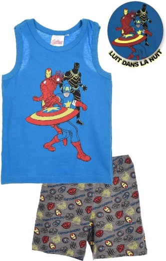 Fantovska poletna pižama Avengers, ki sveti v temi