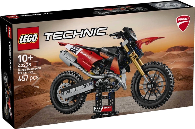 LEGO Technic motocikel Ducati Desmo450 MX Factory
