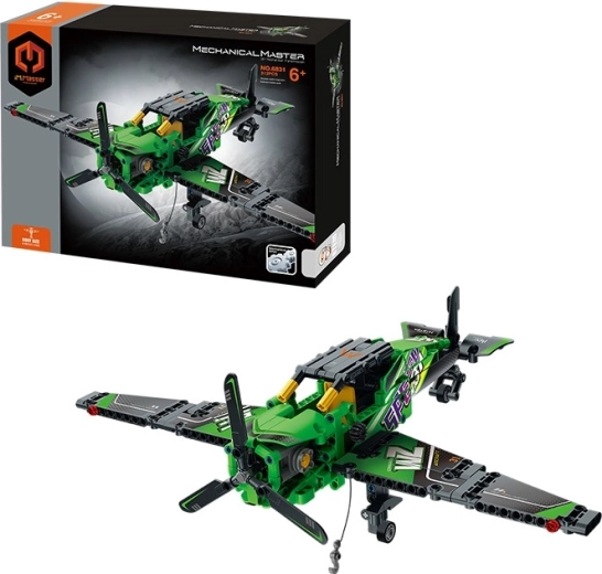 Konstrukcijski set letalo enokrilnik MECHANICAL MASTER (313 kosov)