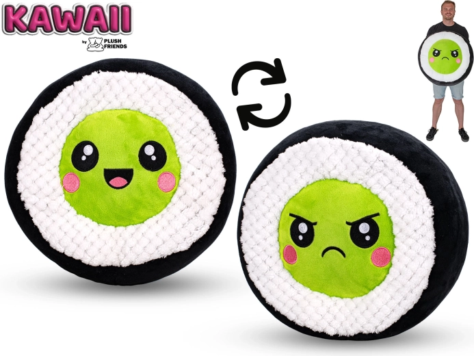 Plišasti sushi avokado 60 cm Plush Friends Kawaii - 1 kos