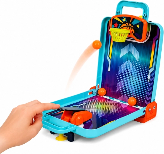 3 igre v enem: košarka, pinball in keglji