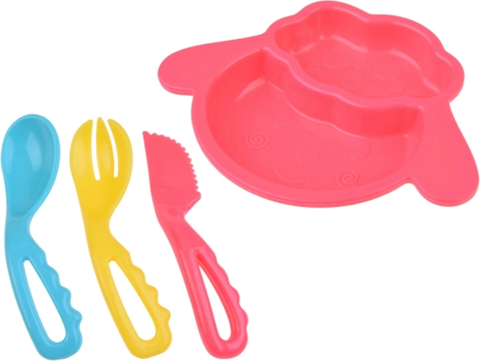 Jedilni stolček in posodice za realistično igro