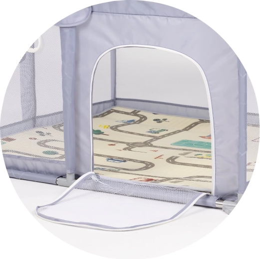 Stranska vrata na zadrgo za lahek vstop