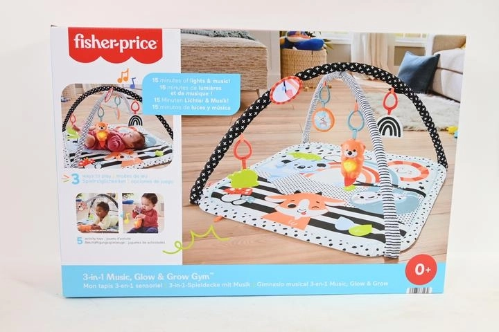 Fisher-Price glasbena in izobraževalna igralna podloga 3 v 1