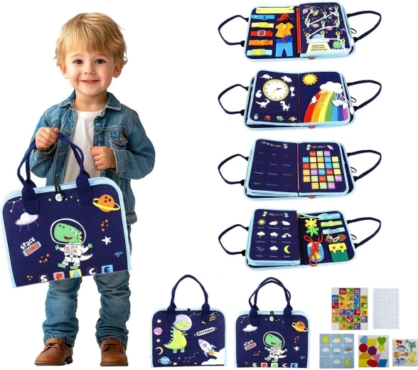 2Kids Toys senzorična knjiga z aktivnostmi Vesolje