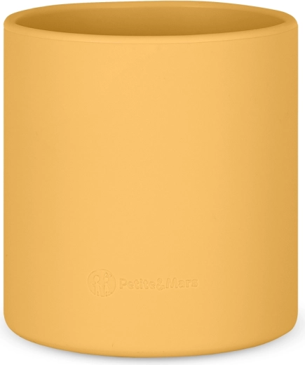 Petite&Mars silikonska skodelica Take&Match intense ochre 6m+