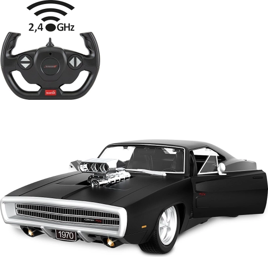RC avto JAMARA Dodge Charger R/T 1970 1:16 črno