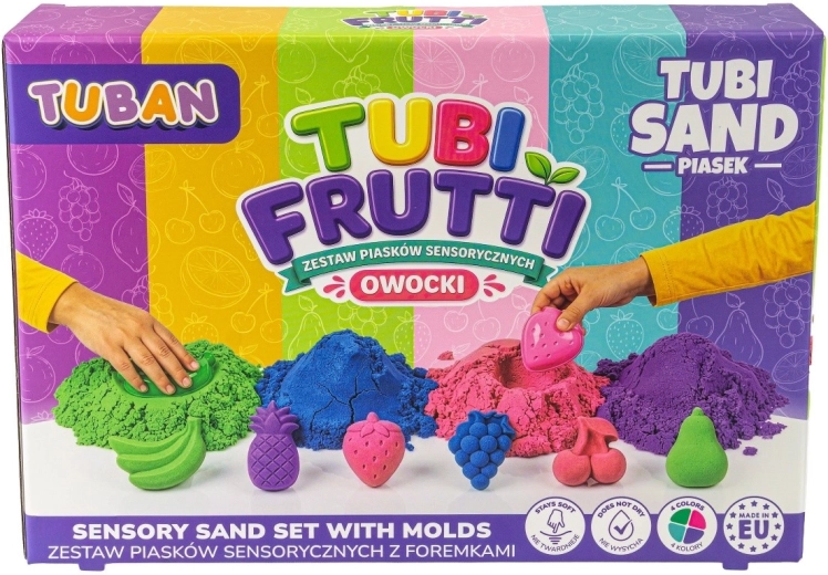 Tubi Frutti komplet senzoričnega peska – sadje