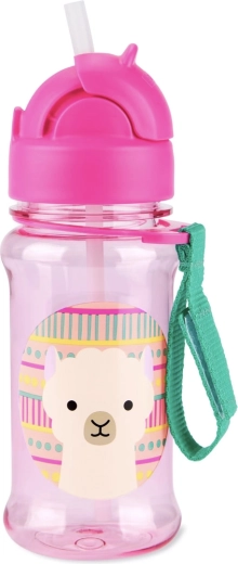 Skip Hop Zoo tritanova steklenička s slamico 355 ml Llama