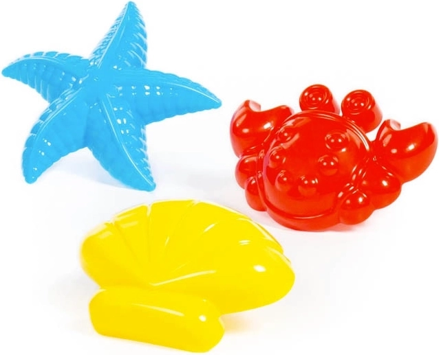 Modelčki za pesek Morski svet 3 kosi
