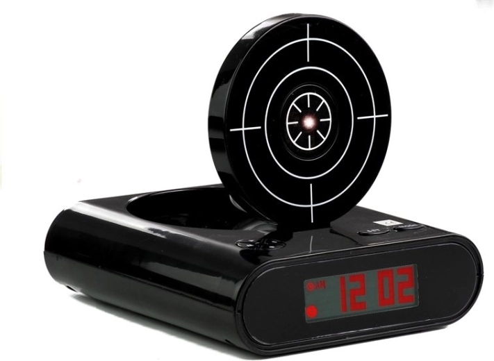 Nameri, ustreli in izklopi budilko