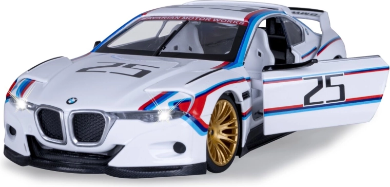 Kovinski model BMW 3.0 CSL Hommage R 1:24, bel