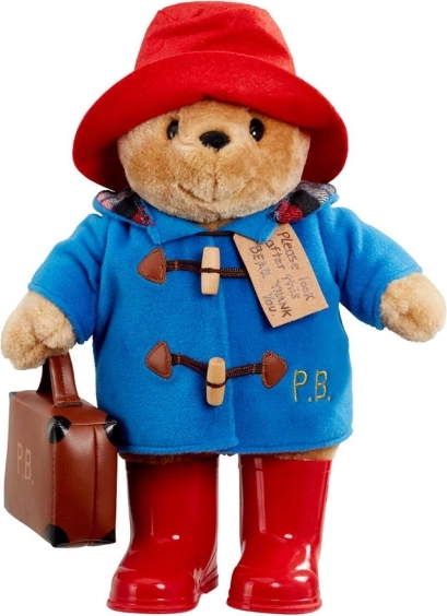 Plišasti medvedek Paddington s kovčkom