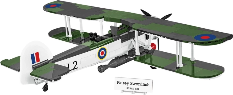Detailed Fairey Swordfish model in 1:32 scale