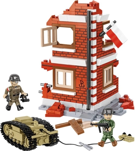 Diorama iz varšavske vstaje z novim opečnim vzorcem