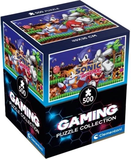 Sestavljanka CLEMENTONI Gaming Collection Sonic – 500 kosov