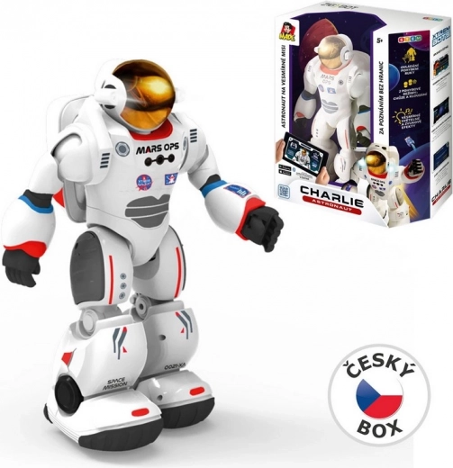 Robot Astronavt Charlie z izobraževalno aplikacijo