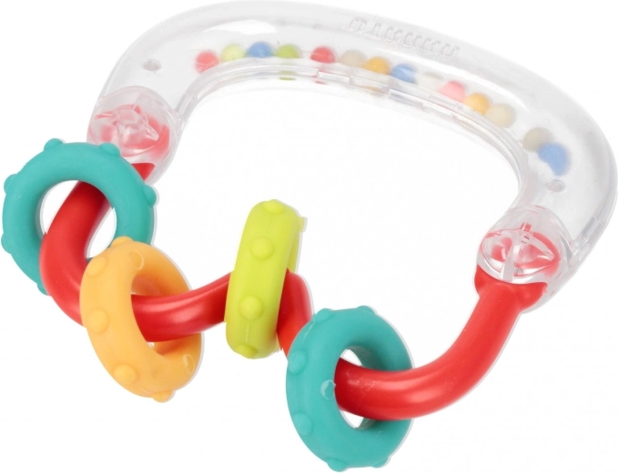 Textured rings for teething and gripping