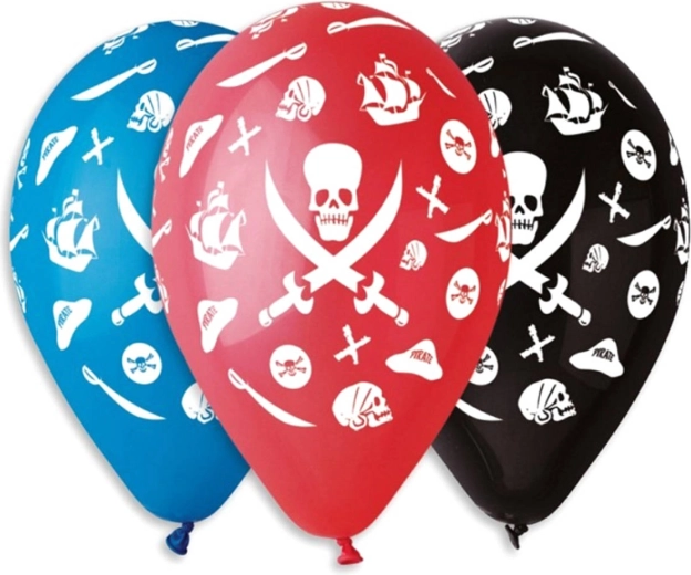 Gemar pastel inflatable balloon Pirates 30 cm - 1 piece