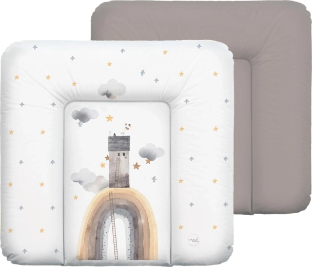 Ceba baby mehka previjalna podloga Basic Rainbow Home 75 × 72 cm